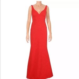 Jill Stuart red sweetheart prom formal event dress